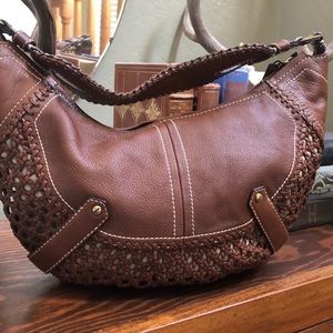 Cole Haan basket weave bag